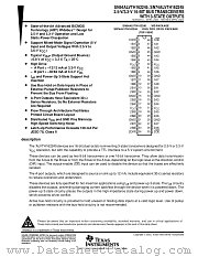 SN54ALVTH162245 datasheet pdf Texas Instruments