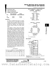 SN54166W datasheet pdf Texas Instruments