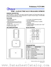 W27C4096T-15 datasheet pdf Winbond Electronics