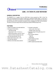 W39L020Q-70 datasheet pdf Winbond Electronics