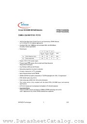 HYS64V16200GDL datasheet pdf Infineon