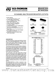 M54HC354 datasheet pdf ST Microelectronics