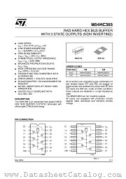 M54HC366 datasheet pdf ST Microelectronics