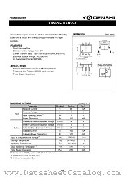 K4N29A datasheet pdf Kodenshi Corp