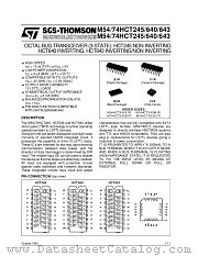 M54HCT640 datasheet pdf ST Microelectronics