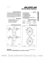 LH0063 datasheet pdf MAXIM - Dallas Semiconductor