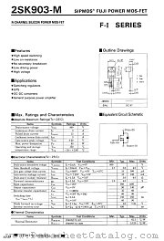 2SK903-M datasheet pdf Fuji Electric