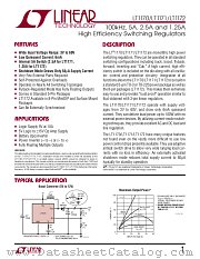 LT1172HVIQ datasheet pdf Linear Technology