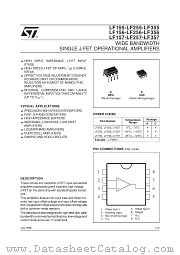 LF256 datasheet pdf ST Microelectronics
