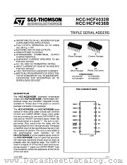 HCF4032BC1 datasheet pdf ST Microelectronics