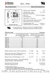GBU8G datasheet pdf Diotec Elektronische