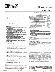 ADSP-2185BST-133 datasheet pdf Analog Devices