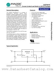 AAT4610IGV-1-T1 datasheet pdf ANALOGIC TECH