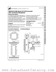 ADC0819CIN datasheet pdf National Semiconductor