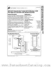 ADC12441883 datasheet pdf National Semiconductor