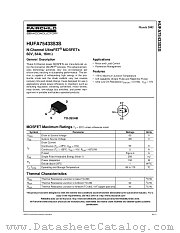 HUFA75433S3S datasheet pdf Fairchild Semiconductor
