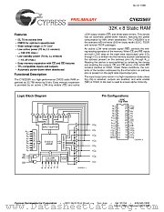 CY62256V-55ZC datasheet pdf Cypress