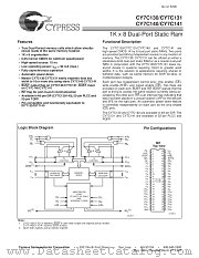 CY7C131-55NI datasheet pdf Cypress