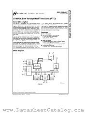 LV8573AV datasheet pdf National Semiconductor