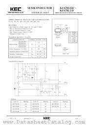 KIA79L05 datasheet pdf Korea Electronics (KEC)