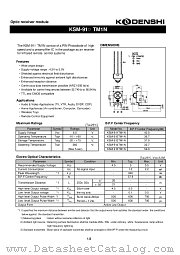 KSM-914TM1N datasheet pdf Kodenshi Corp