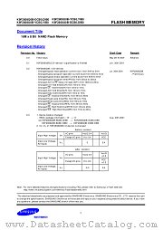 K9F2808U0B-DIB0 datasheet pdf Samsung Electronic