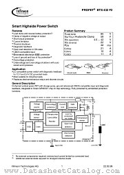 BTS432F2E3062A datasheet pdf Infineon