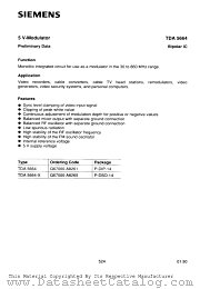 TDA5664 datasheet pdf Siemens