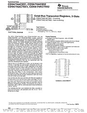 CD54-74AC651 datasheet pdf Texas Instruments