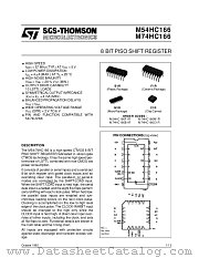 M54HC166F1R datasheet pdf ST Microelectronics