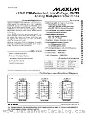MAX4560EEE datasheet pdf MAXIM - Dallas Semiconductor