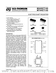 M54HCT165 datasheet pdf ST Microelectronics