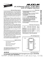 MAX1203BCPP datasheet pdf MAXIM - Dallas Semiconductor