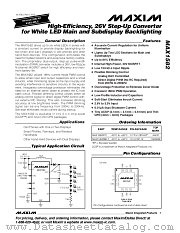 MAX1582ETC datasheet pdf MAXIM - Dallas Semiconductor