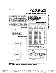 MX7521JN datasheet pdf MAXIM - Dallas Semiconductor