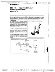 SFH900 datasheet pdf Siemens