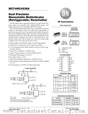 74HC4538 datasheet pdf ON Semiconductor