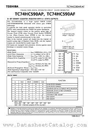 74HC590 datasheet pdf TOSHIBA