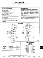 MC3448A datasheet pdf Advanced Micro Devices