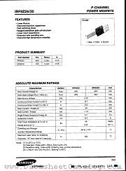 IRF9Z20 datasheet pdf Samsung Electronic