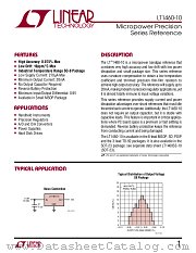 LT1460GIZ-10 datasheet pdf Linear Technology