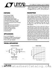 LT1129IT-3.3 datasheet pdf Linear Technology