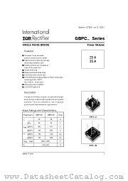 GBPC35005 datasheet pdf General Semiconductor