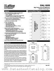 GAL16V8B-7LJ datasheet pdf Lattice Semiconductor