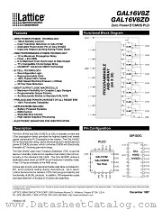 GAL16V8Z-15QP datasheet pdf Lattice Semiconductor
