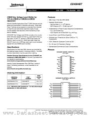 CD4504 datasheet pdf Intersil