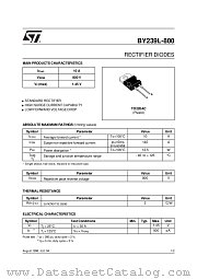 BY239L-800 datasheet pdf ST Microelectronics