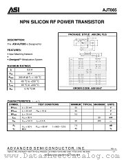 ASI10547 datasheet pdf Advanced Semiconductor