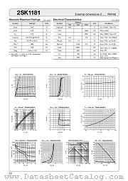 2SK1181 datasheet pdf Sanken