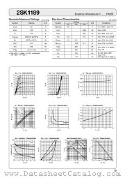 2SK1189 datasheet pdf Sanken